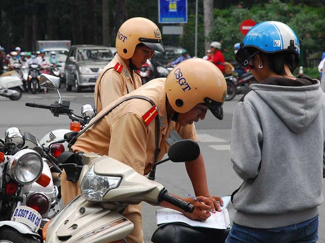 4 nội dung kiểm soát của Cảnh sát giao thông